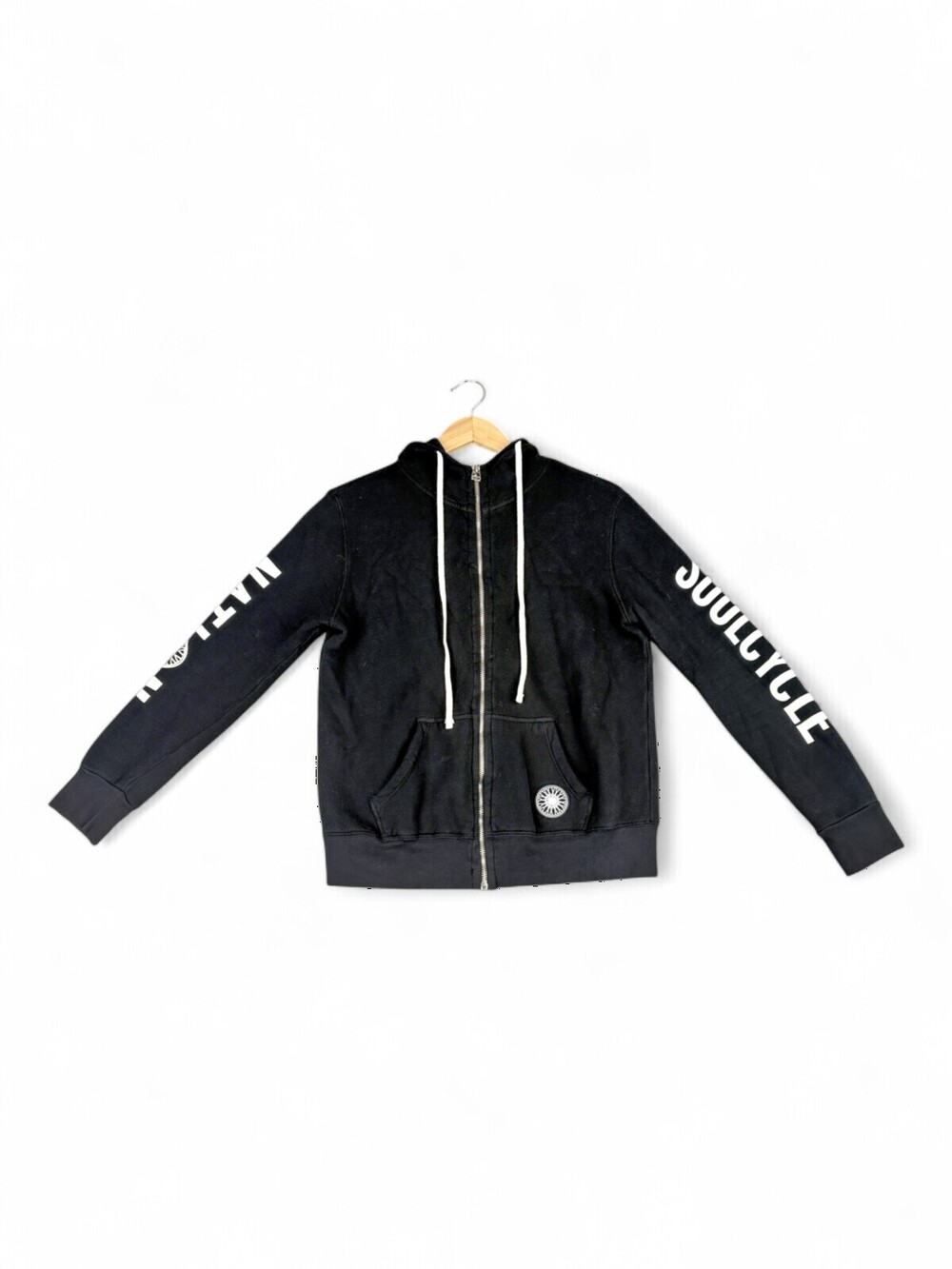 SoulCycle Women's Zip-Up Hoodie Black Size S